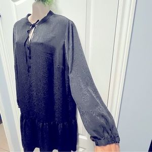 🌸3 for $30 NWT Joe Fresh Little Black Dress cetim jacquard Size 1X